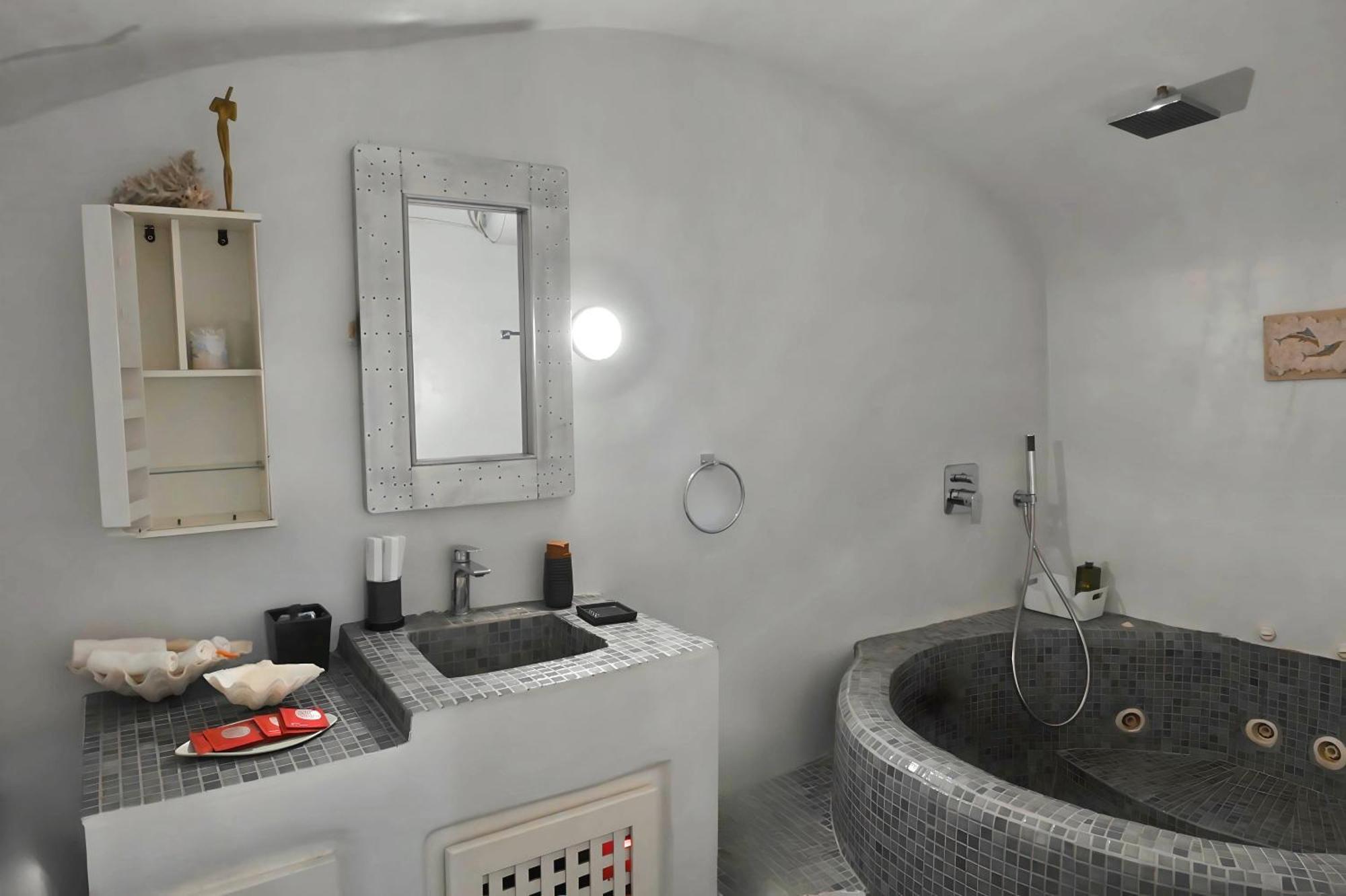 White Cave Private Villa Pyrgos Kallistis Exterior foto