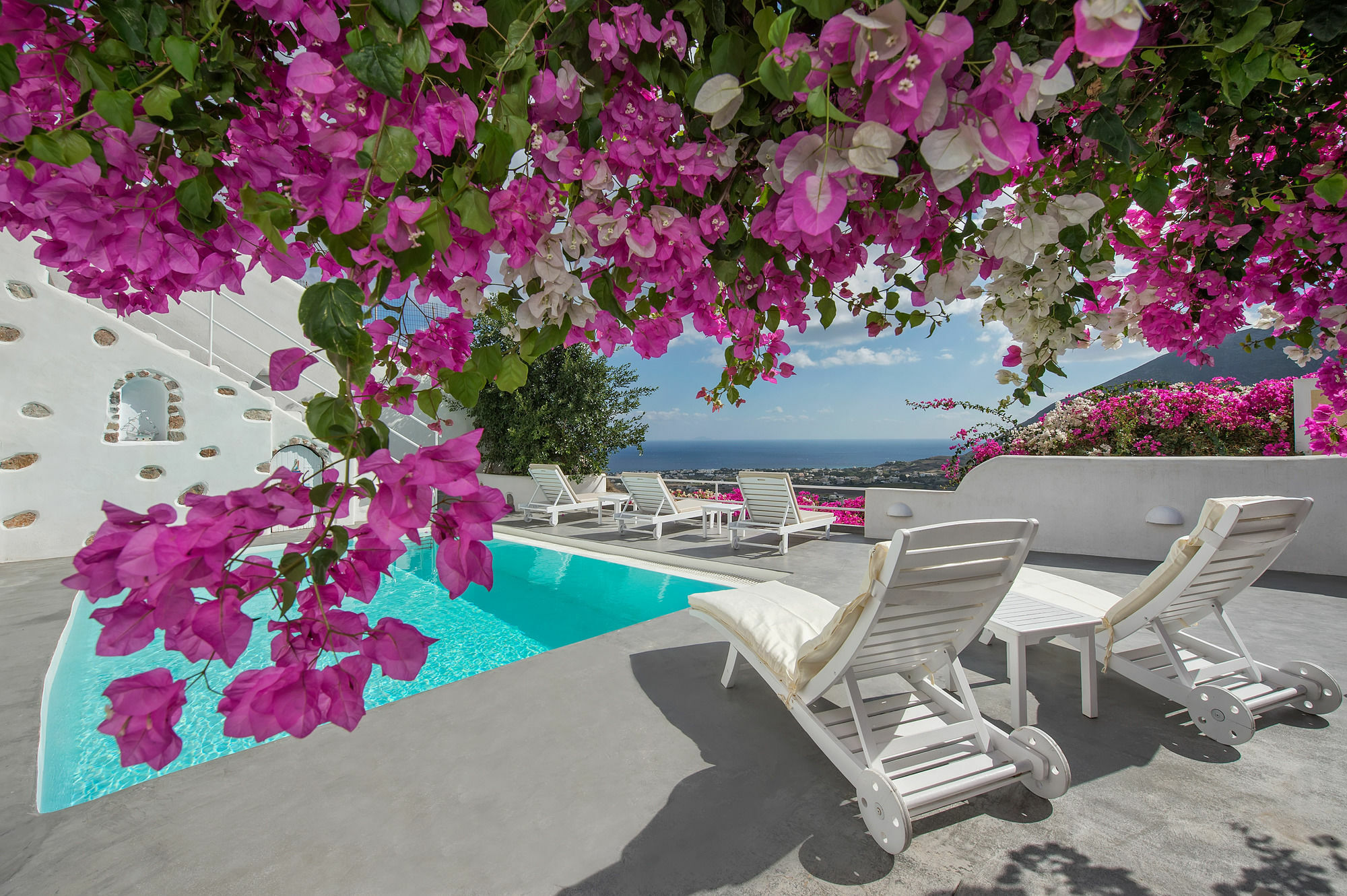 White Cave Private Villa Pyrgos Kallistis Exterior foto
